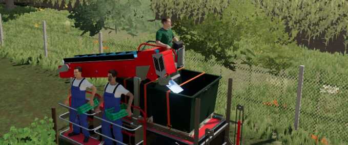 Anbaugeräte Brigade zur Weinlese Landwirtschafts Simulator mod