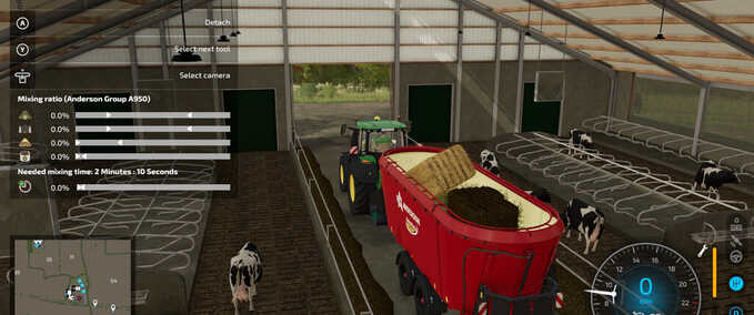 Gameplay Verbesserte Futtermischwagen Landwirtschafts Simulator mod