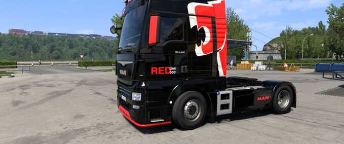Trucks MAN Skin Lion Eurotruck Simulator mod