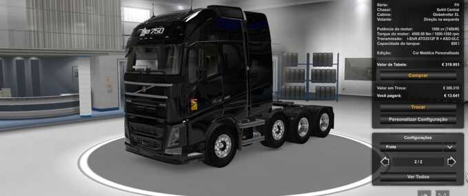 VOLVO FH16 2012 ENGINE D17 1000 HP BY RODONITCHO MODS  Mod Image