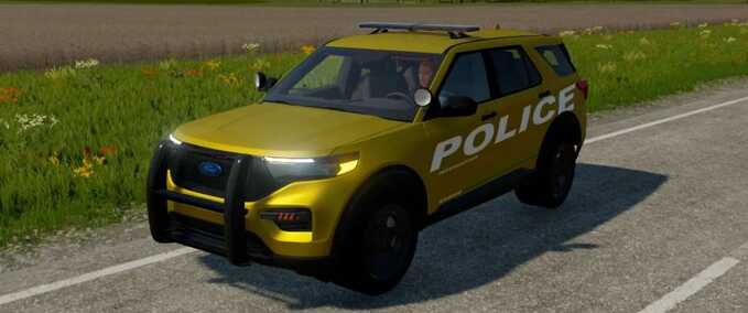 PKWs Ford Explorer Polizei Landwirtschafts Simulator mod