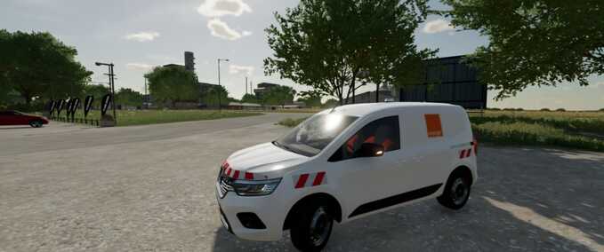 PKWs Renault Kangoo Orange Services Landwirtschafts Simulator mod