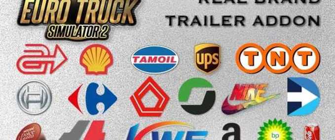 Trailer Real Brands Traffic Trailers Addon Eurotruck Simulator mod