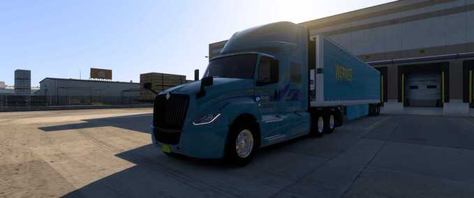Skins Werner Trailer Skin American Truck Simulator mod