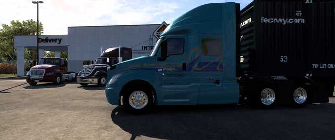 Skins INTERNATIONAL Werner SKIN CABIN HI RISE American Truck Simulator mod