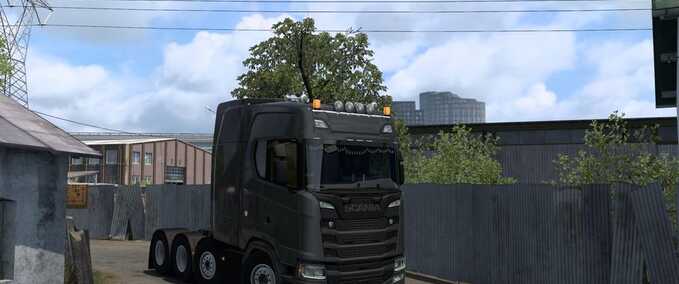 2x Scania 8×4 Fullset for TruckersMP Mod Image