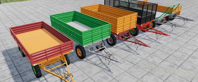Anhänger Autosan D50 & D55 Anhänger Landwirtschafts Simulator mod