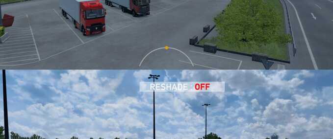 Mods ReShade Graphics Add-on By TAUFPS Eurotruck Simulator mod