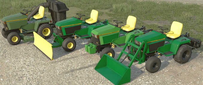 Traktoren John Deere 445 Und Dienstprogramme Landwirtschafts Simulator mod