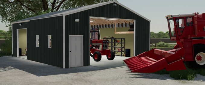 Schuppen Dreck Farm Workshop Landwirtschafts Simulator mod