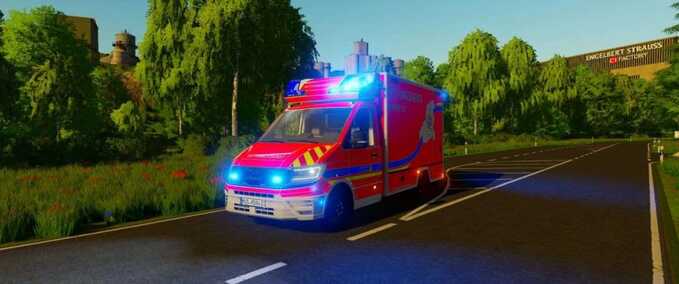 Feuerwehr Fahrtec Krankenwagen Landwirtschafts Simulator mod