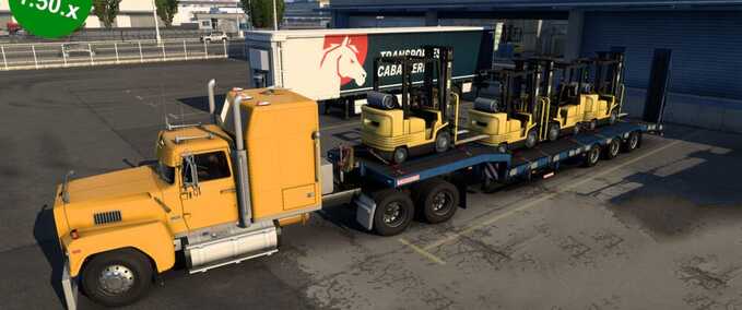 Trucks FORD LTL 9000  Eurotruck Simulator mod