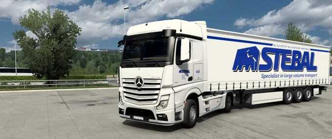 Trucks Combo Skin Stebal Trans Eurotruck Simulator mod