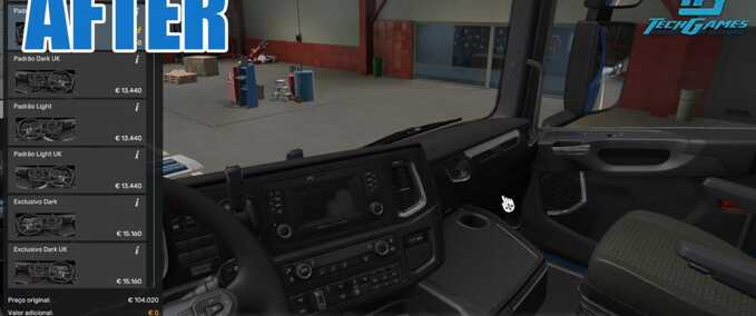 Trucks SCANIA NTG BY EUGENE [Update by Rafael Alves/techgames.shop]  Eurotruck Simulator mod