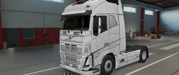 Trucks Volvo FH5 Zahed Template Eurotruck Simulator mod