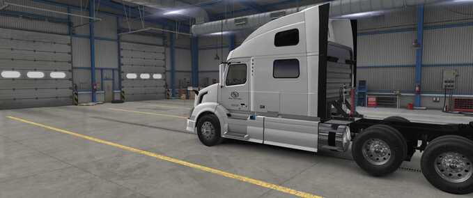 Skins Volvo 780 Frozen Food Skin  American Truck Simulator mod