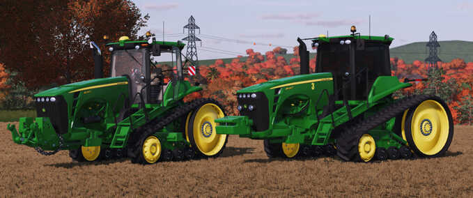 Traktoren John Deere Series 8030T Und Demco SideQuest 1000/1200 Landwirtschafts Simulator mod