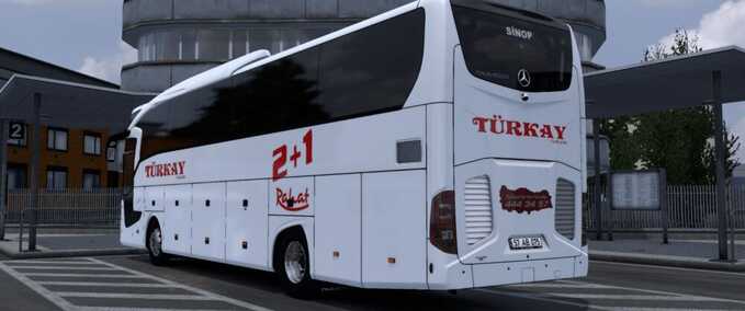 Trucks MB NEW TRAVEGO 15 SHD SINOP TÜRKAY TURIZM Eurotruck Simulator mod