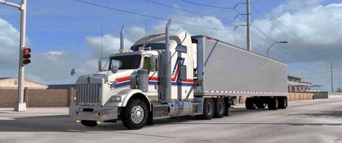 Trucks CAT C12 Straight Pipe Sound  American Truck Simulator mod