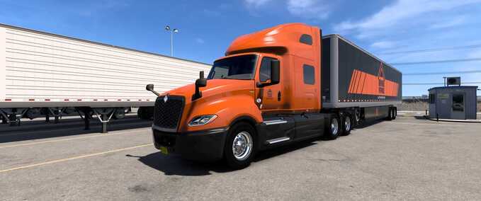 Skins International Home Store Skin Cabin Sky Rise American Truck Simulator mod