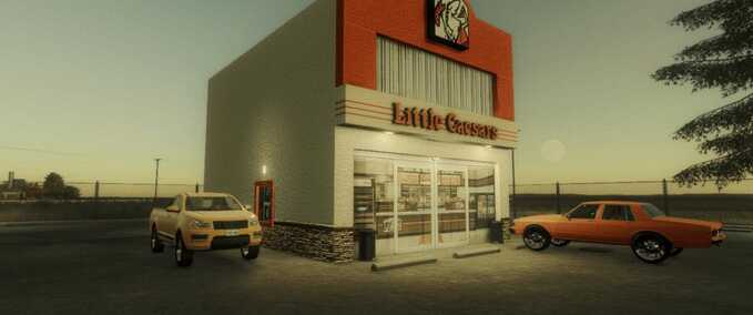 Gebäude Little Caesars Pizza Verkaufsstelle Landwirtschafts Simulator mod