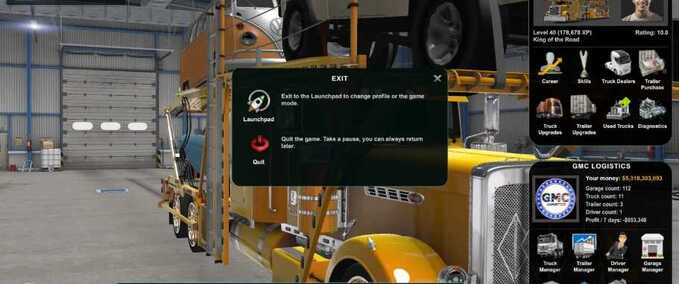 Mods Refresh Icons Menu American Truck Simulator mod