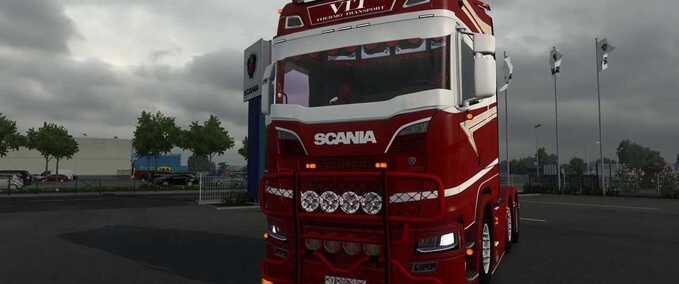 Trucks Scania S580 L6 V. Lemarignier  Eurotruck Simulator mod