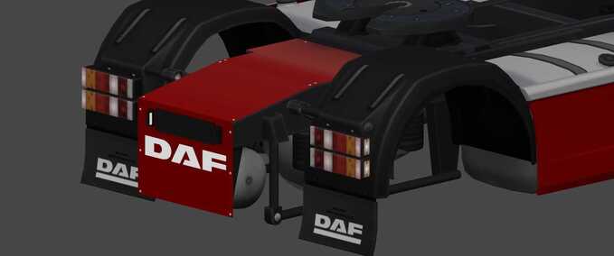 Trucks DAF XF 105 CHS 4X2 REAR BUMPER  Eurotruck Simulator mod