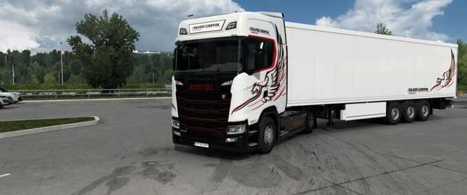 Trucks Combo Skin Silver Griffin Eurotruck Simulator mod