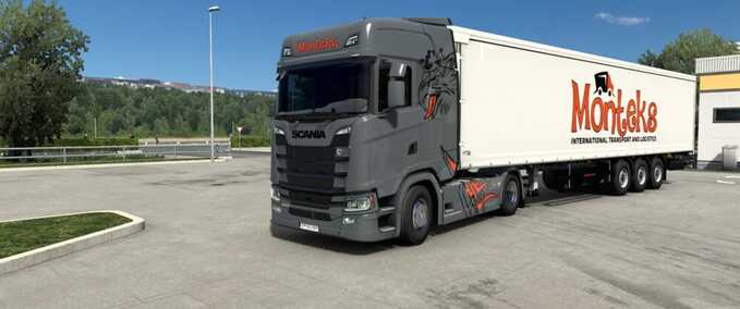 Trucks Combo Skin Monteks Transport Eurotruck Simulator mod