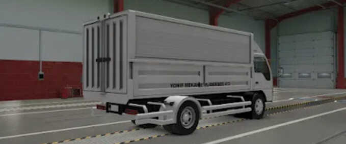 Trucks ISUZU NKR SERIES + ENGINE TRANSMISSION SOUND MOD  Eurotruck Simulator mod