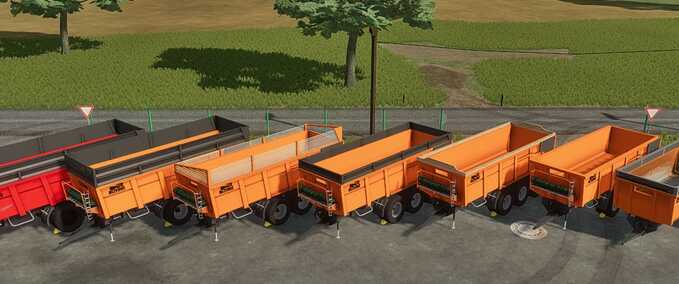 Trailers Dezeure 2 & 3 axle trailer pack Farming Simulator mod