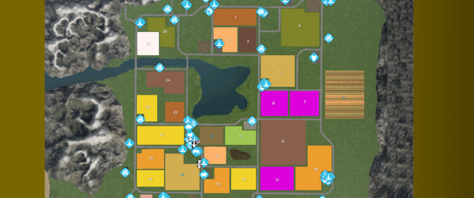 4fach Maps Auensee_4x Landwirtschafts Simulator mod