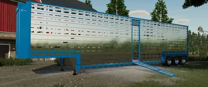 Anhänger Barret Livestock Trailer Landwirtschafts Simulator mod