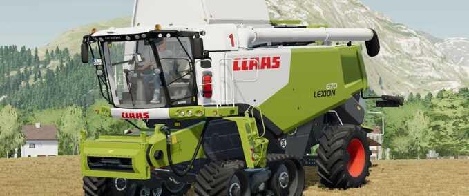 Selbstfahrer Claas Lexion 620/670 Landwirtschafts Simulator mod