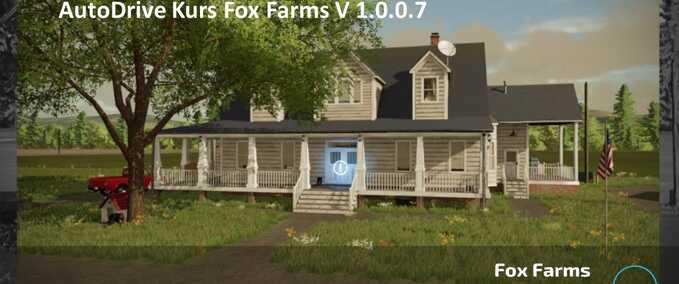 Courseplay Kurse Autodrive_Kurs_Fox_Farms_V1.0.0.7 Landwirtschafts Simulator mod