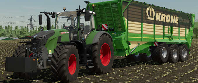 Anhänger Krone TX 560 D Landwirtschafts Simulator mod
