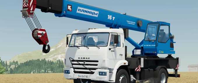 LKWs Kamaz Crane Trucks Pack Landwirtschafts Simulator mod