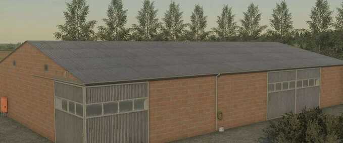 Buildings Europian Garage/Hall Farming Simulator mod