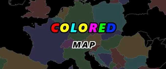 Mods Colored Map Eurotruck Simulator mod