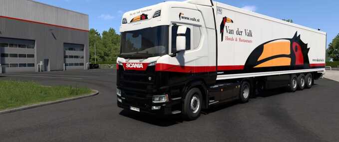 Trucks Combo Skin Van der Valk Voorschoten Eurotruck Simulator mod