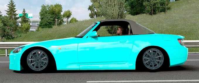Trucks Honda S2000 Turquoise Blue Eurotruck Simulator mod