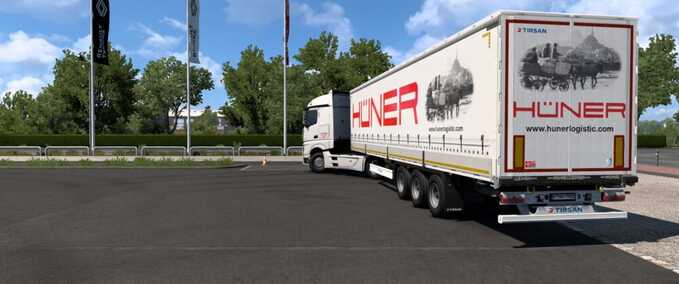 Trucks Combo Skin Hüner Lojistik Eurotruck Simulator mod