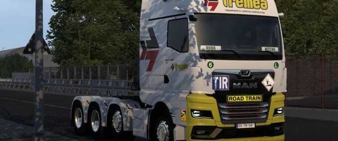 Trucks MAN TG3 TGX TREMÉA SKIN BY RODONITCHO MODS Eurotruck Simulator mod
