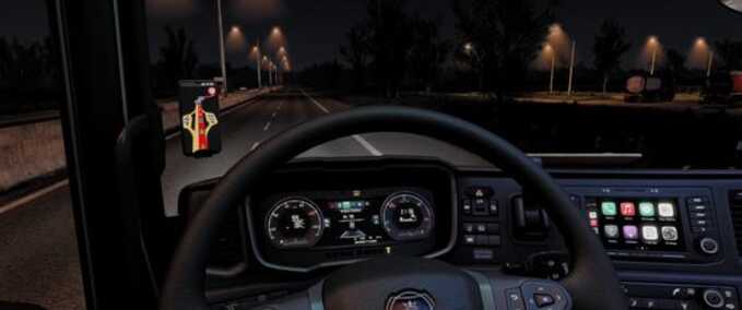 Trucks Scania Next Gen Tachograph warning light and Overspeed Warning  Eurotruck Simulator mod