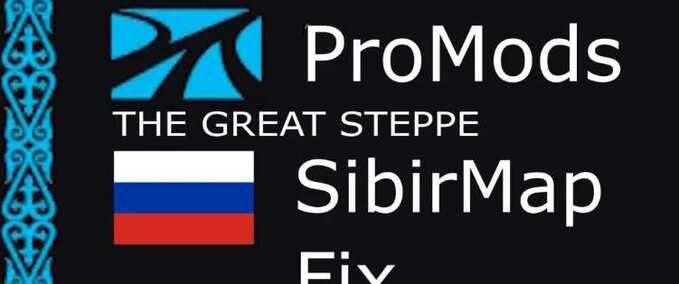 Mods The Great Steppe - Sibirmap Fix Eurotruck Simulator mod