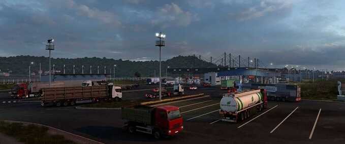 Mods New Parking Areas RTTBS & Iberia Eurotruck Simulator mod