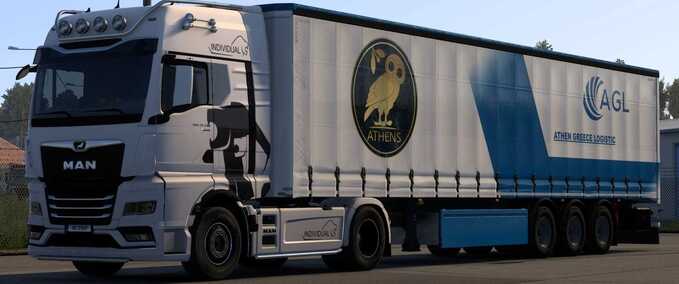 Trailer AGL Trailer Skin  Eurotruck Simulator mod