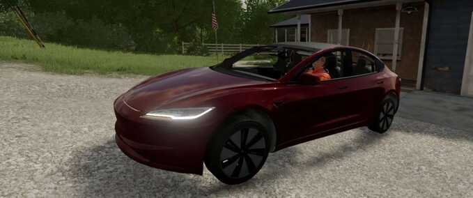 Tesla Model 3 2024 Große Reichweite Mod Image