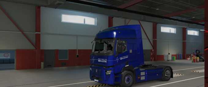 Trucks RENAULT E-TECH  Eurotruck Simulator mod